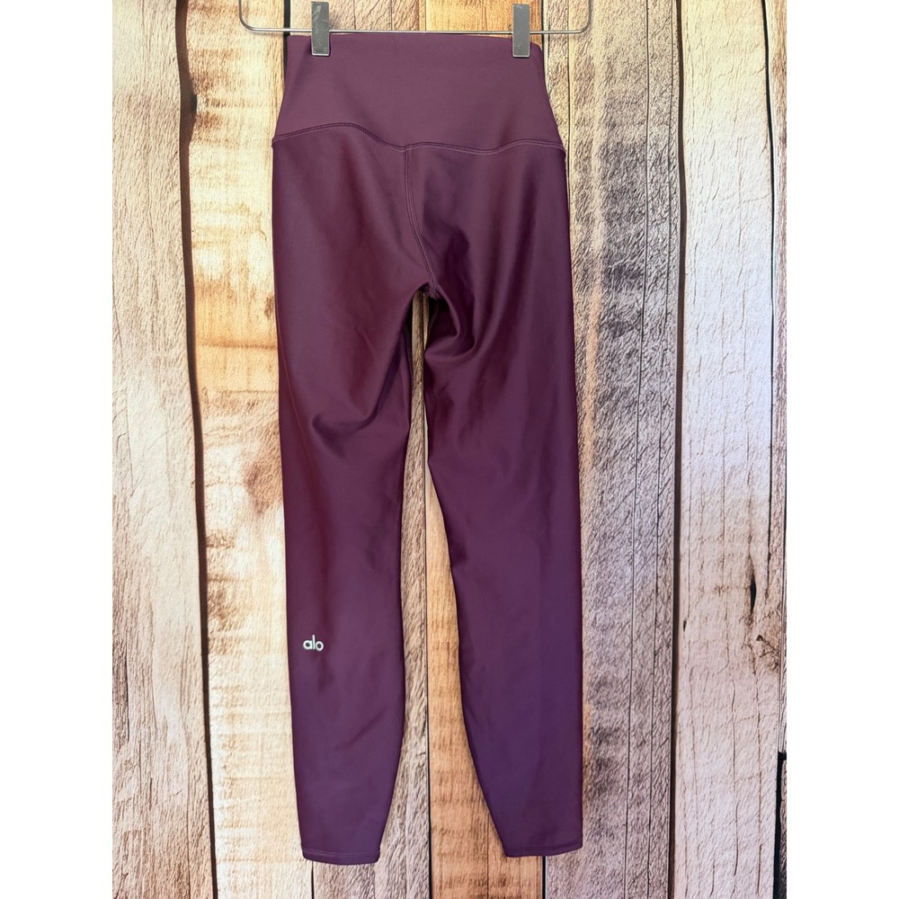 Alo Yoga 7/8 Leggings Athleisure Plum Pilates Activewear Barre Workout Size XXS - Picture 2 of 7